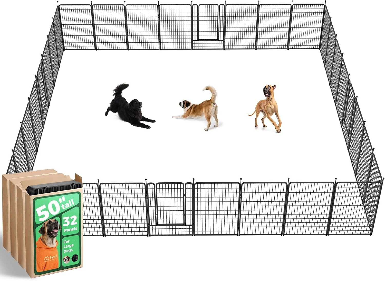 FXW Rollick Dog Playpen, Indoor, 24 H, 8 Panels - Image 13