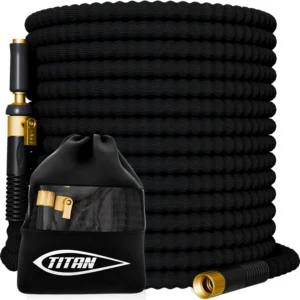 TITAN 50 ft Garden Hose, Lightweight Flexible Water Hose