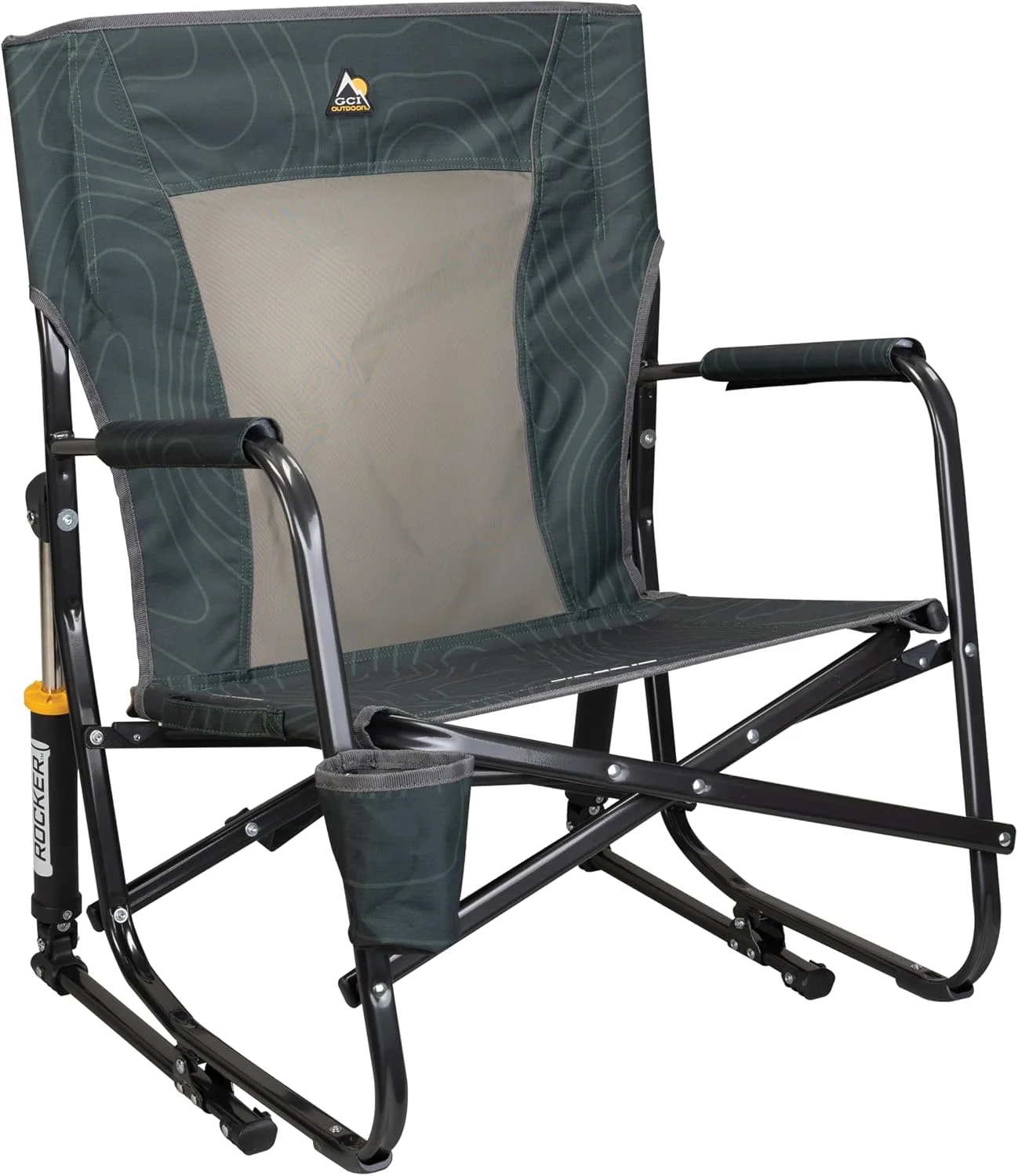GCI Outdoor Freestyle Rocker Camping Chair - Black - Image 11