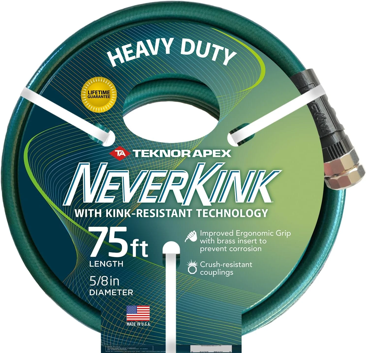 zero-G 4001-100 Garden Hose, 5/8 x 100', Gray - Image 6