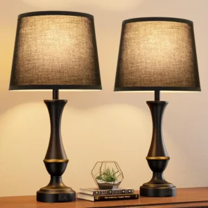 Alternative view of Seealle Touch Lamps for Nightstand, Dimmable, Bulb Included