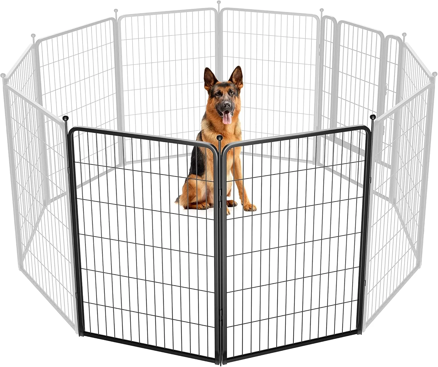 FXW Rollick Dog Playpen, Indoor, 24 H, 8 Panels - Image 65