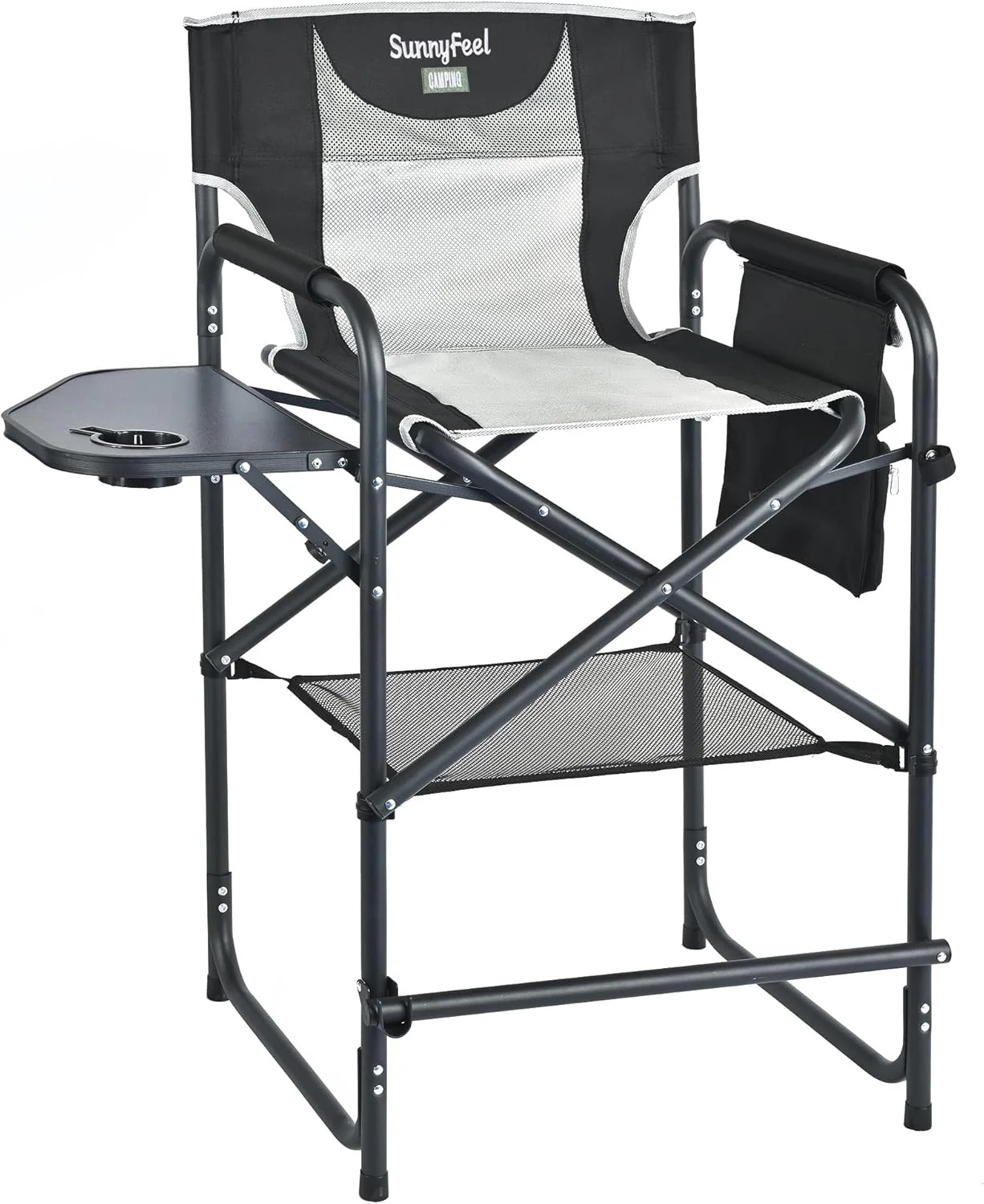SUNNYFEEL Camping Directors Chair, Heavy Duty, Oversized Portable Folding Chair with Side Table - Image 17
