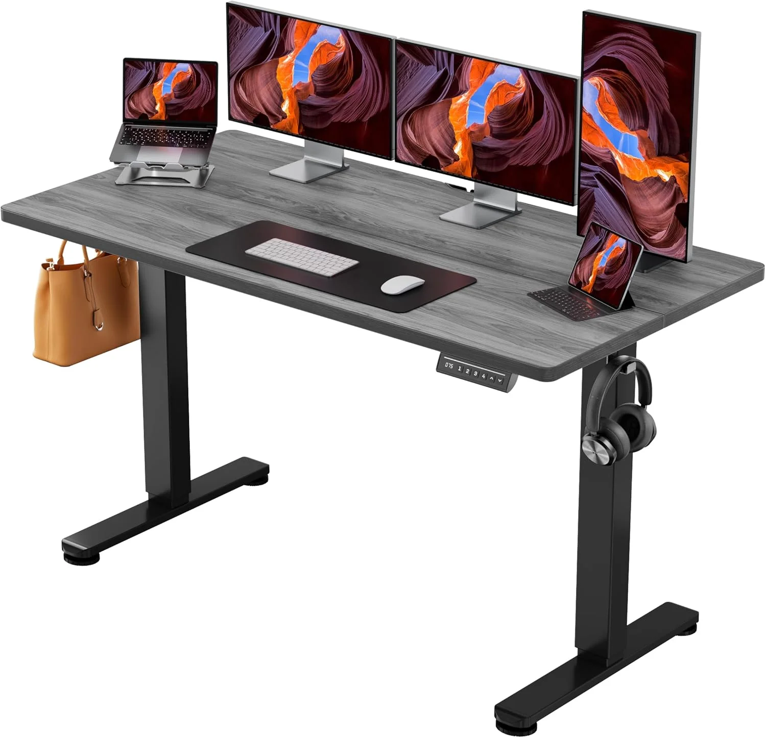 ErGear Height Adjustable Electric Standing Desk, 48 x 24 Inches Sit Stand up Desk - Image 6