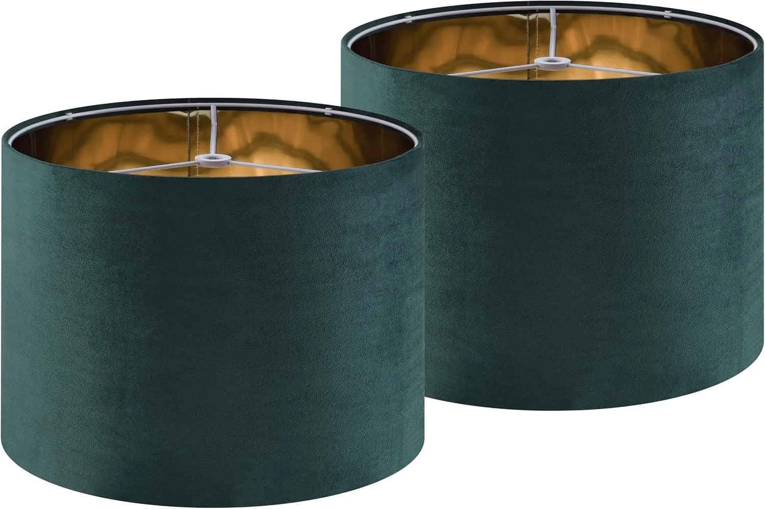 Set of 2 Drum Lampshades for Table, Modern & Rustic Interiors - Image 20