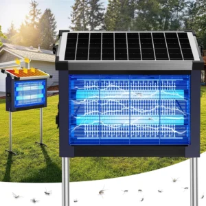 Alternative view of Solar Bug Zapper Outdoor, 4500V Solar Mosquito Zapper for Outdoor & Indoor, 1/2 Acre Coverage Cordless Rechargeable