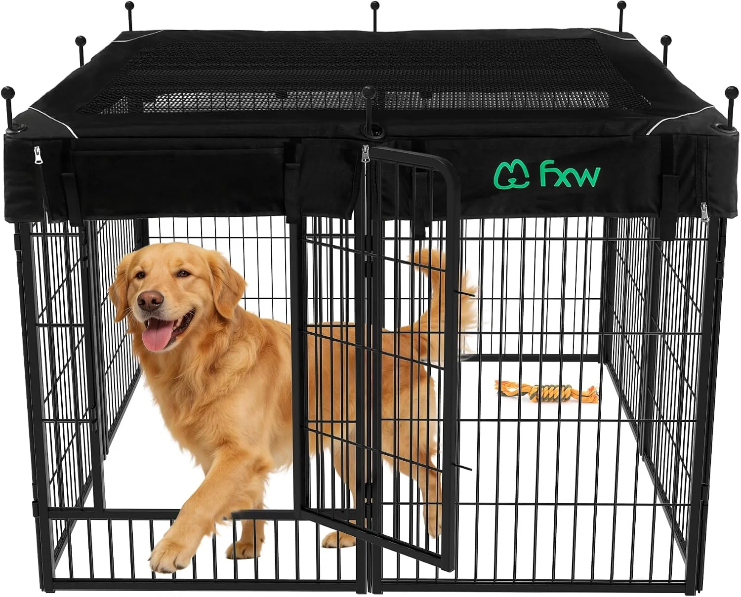FXW Rollick Dog Playpen, Indoor, 24 H, 8 Panels - Image 23