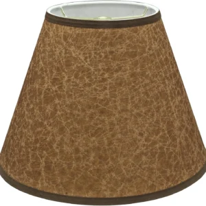 Alternative view of Aspen Creative 32622 Transitional Empire Shape Spider Construction Lamp Shade in Cider Brown