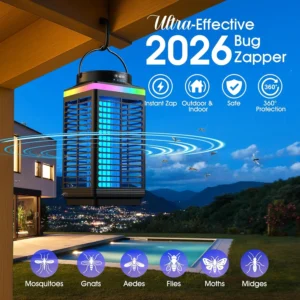 Alternative view of Bug Zapper Outdoor, 4-in-1 4200V Electric Mosquito Zapper, Rechargeable Bug Zapper Cordless Fly Zapper with 5000mAH