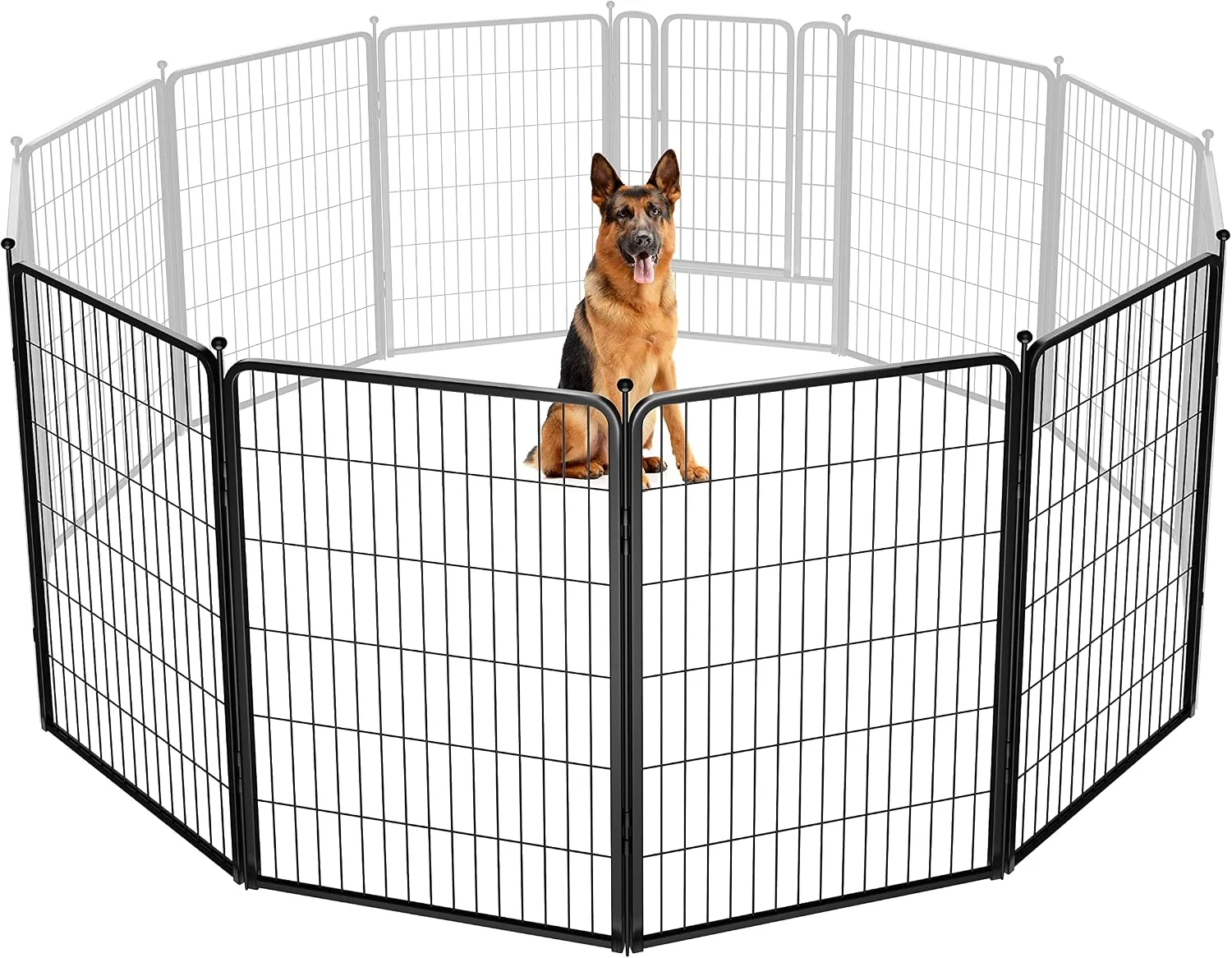 FXW Rollick Dog Playpen, Indoor, 24 H, 8 Panels - Image 59