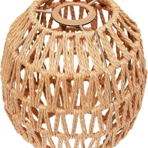 Alternative view of LUCORUSC Hanging Light Lamp Shades Boho Rattan Lamp Shades