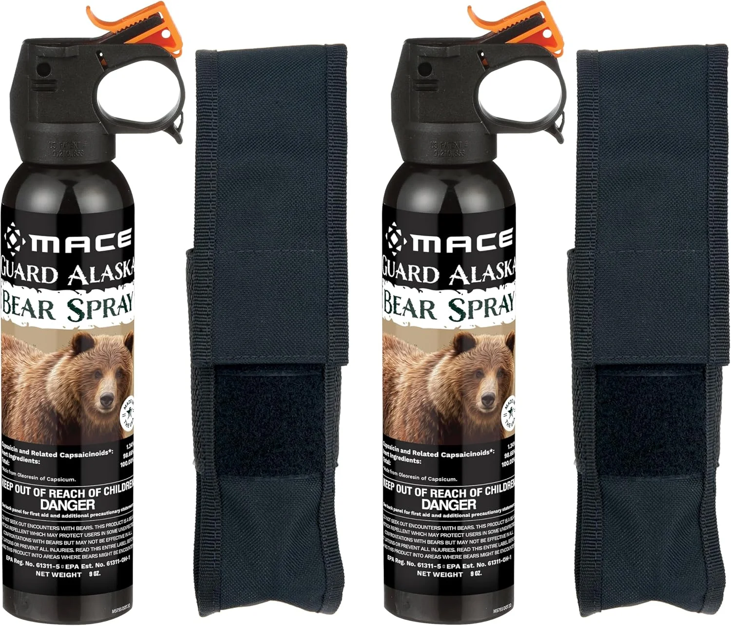Mace Bear Spray, Guard Alaska Bear Deterrent Self Defense Spray, 9 oz, Max Strength 20% OC - Image 2