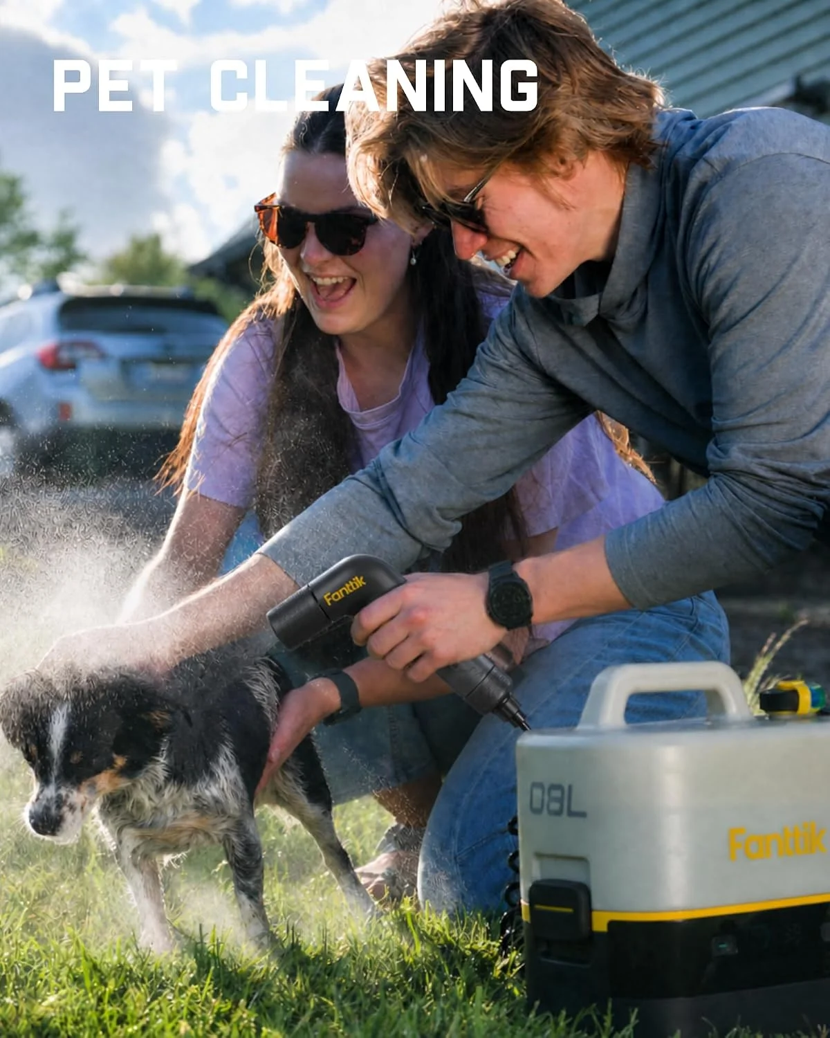 Fanttik NB10 Nano Portable Cordless Electric Sprayer w/2.1Gal Tank, HD LED Display, 4000mAh Lithium Battery & Built-in - Image 4