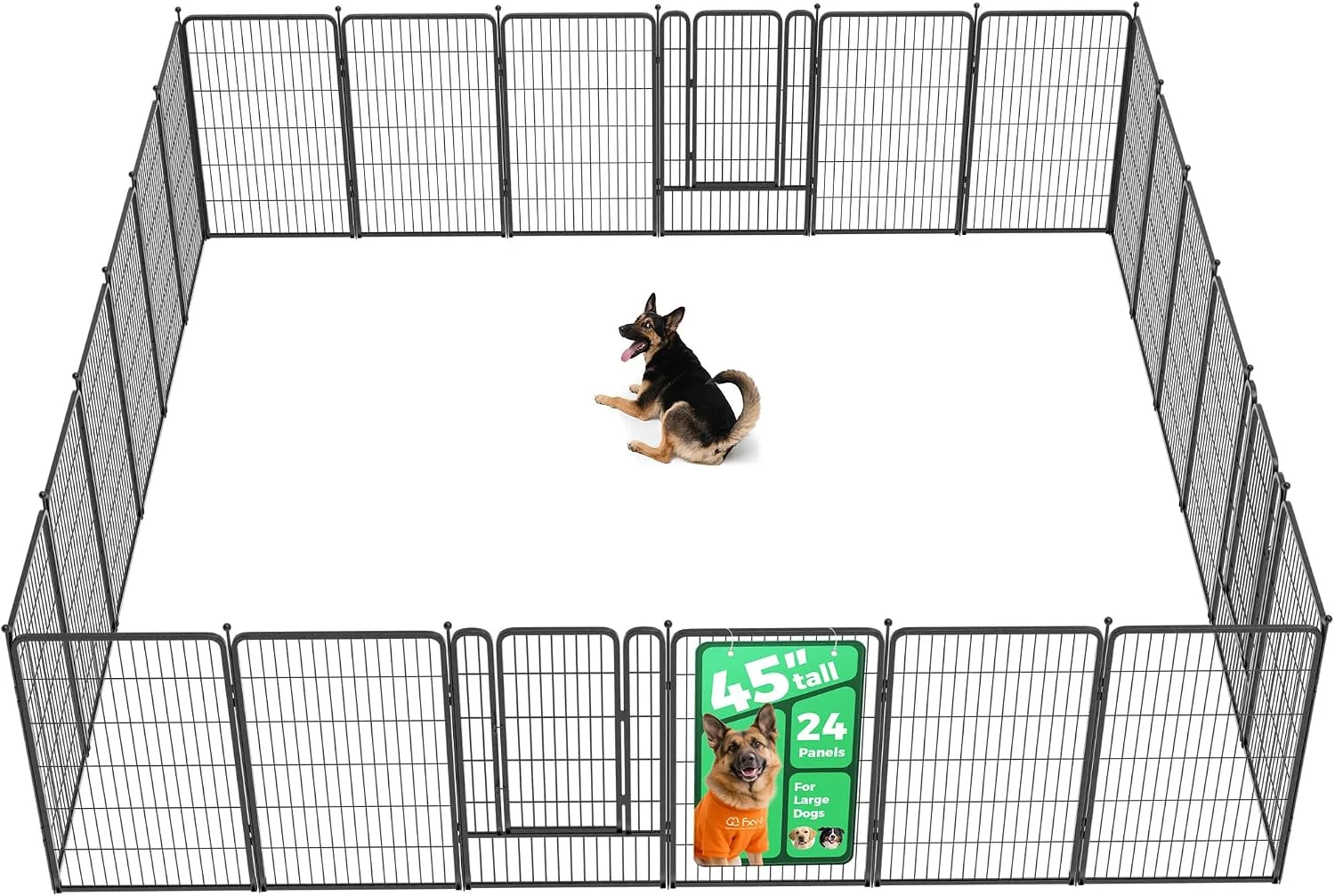 FXW Rollick Dog Playpen, Indoor, 24 H, 8 Panels - Image 28