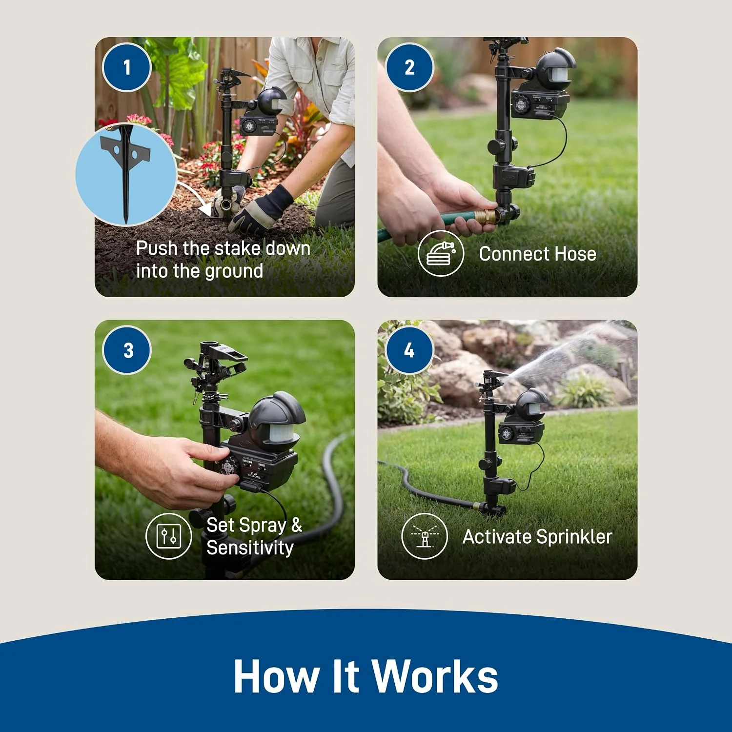 Orbit Yard Enforcer Motion-Activated Sprinkler, Outdoor Animal Repeller & Lawn Protector, 62100 - Image 8