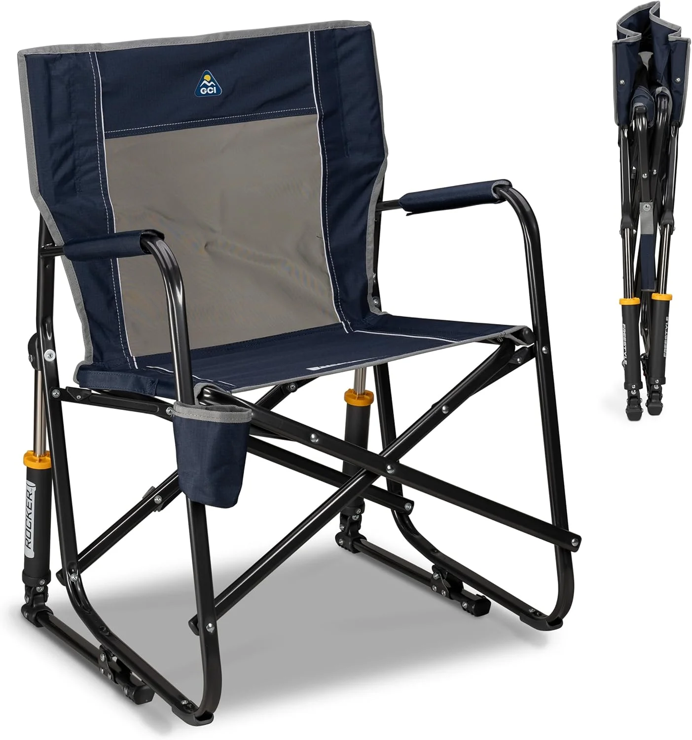GCI Outdoor Freestyle Rocker Camping Chair - Black
