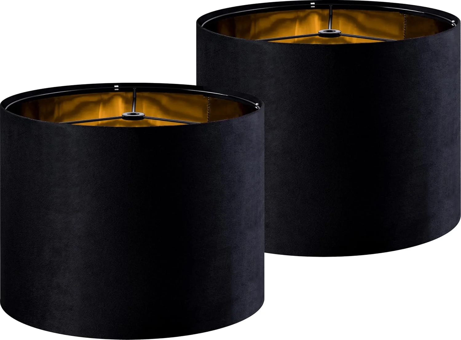Set of 2 Drum Lampshades for Table, Modern & Rustic Interiors - Image 24
