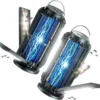 TYPEC 2 Pack Solar Bug Zapper, 3 Solar Charging Panels, 4200V Mosquito Zapper, IP67 Waterproof