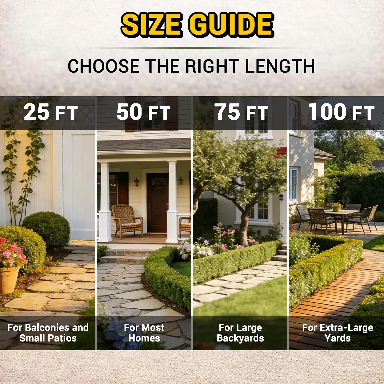 TheFitLife Garden Hose 100 ft, Heavy Duty 100ft Non-Expandable Long Water Hose, 1/2 id x 100 Feet - Image 7