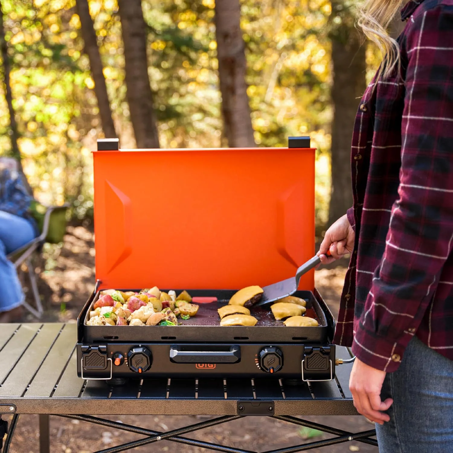 Blackstone 2363 20 x 14 Camping Griddle | Portable, Latches, Leveling Feet, Ceramic titanium-coated griddle plate - Image 7