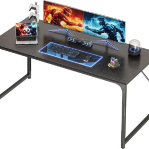 PRAISUN 47 X 24 Inch Computer Desk with Deeper Desktop, Gaming Office Writing Work Desk for Home Office