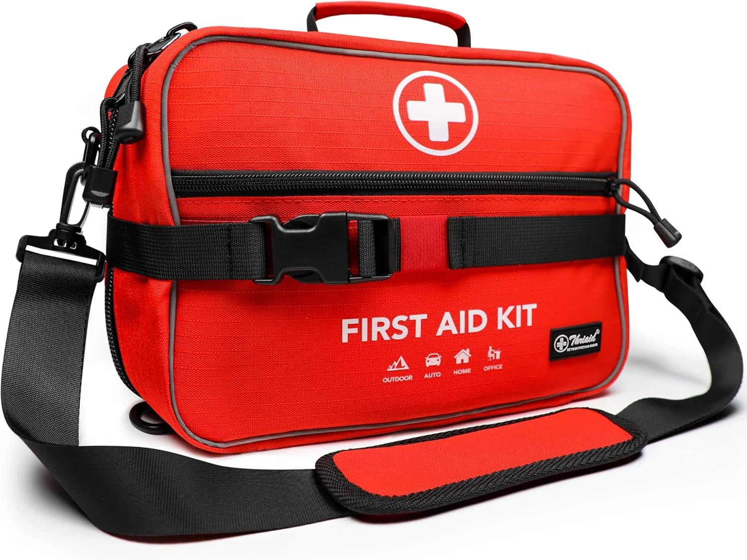 430 Piece First Aid Kit, Well-Organized Premium Waterproof Compact Trauma Medical Kits for Any Emergencies