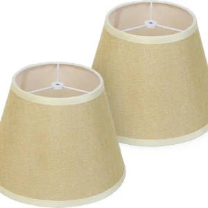 Beige Empire Lamp Shades Set of 2