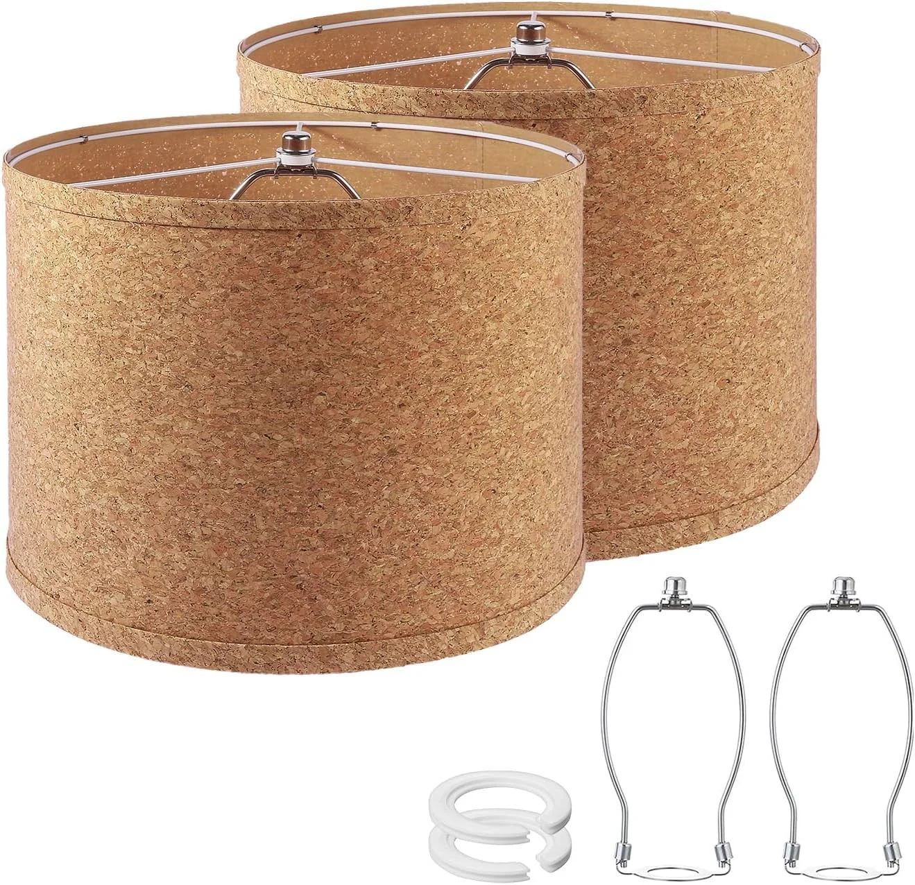 Drum Lampshades for Table Lamps - Image 3