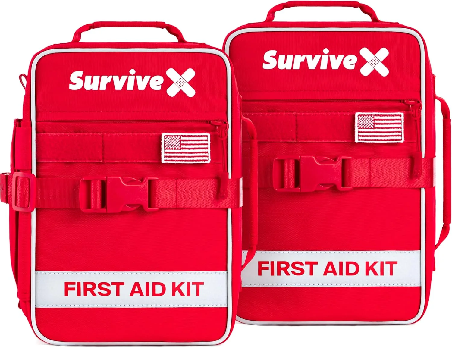 SurviveX Large First Aid Kit for Car, Travel & Home