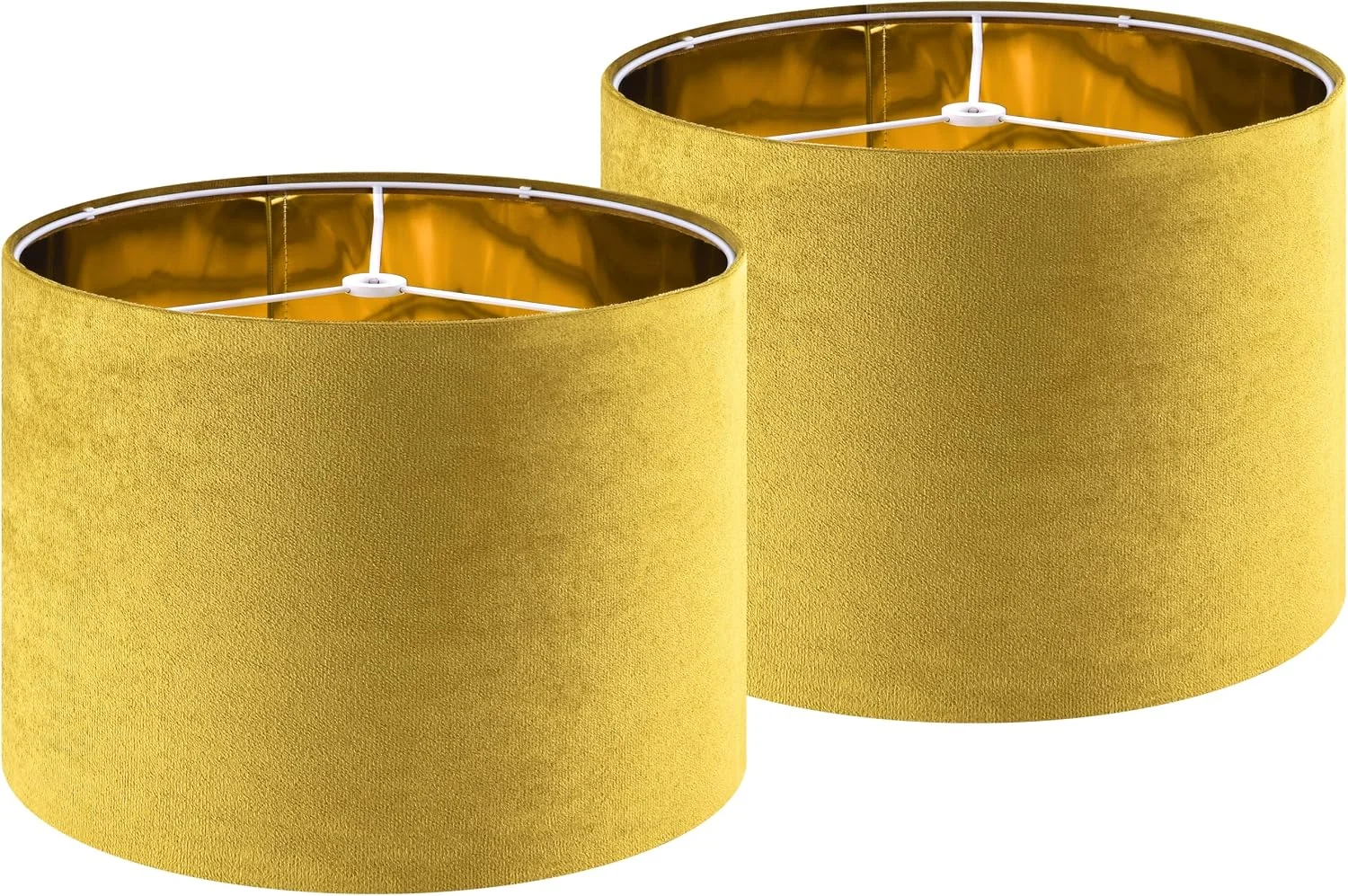 Set of 2 Drum Lampshades for Table, Modern & Rustic Interiors - Image 12