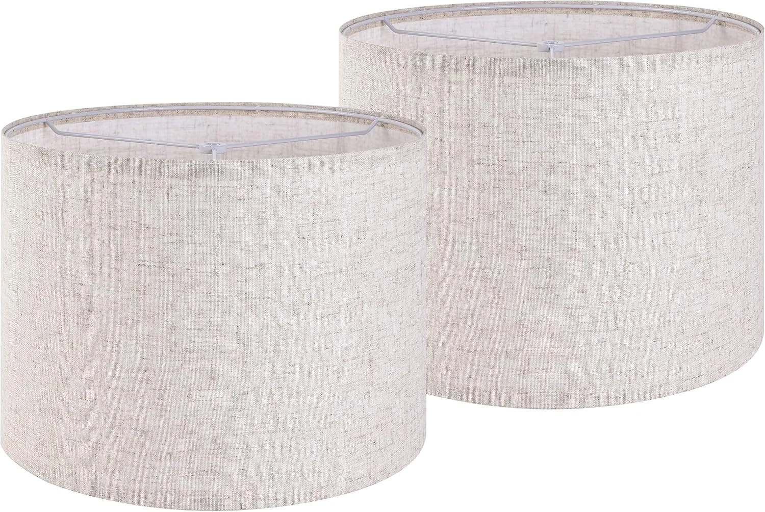 Set of 2 Drum Lampshades for Table, Modern & Rustic Interiors - Image 19