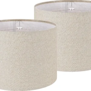 Alternative view of ZEPHRUM Large Drum Lamp Shade (Set of 2)