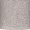 Cream with Silver Circles Large Drum Lamp Shade (Pre-Assembled) 15 Top x 16 Bottom x 11 High (Spider) Replacement with