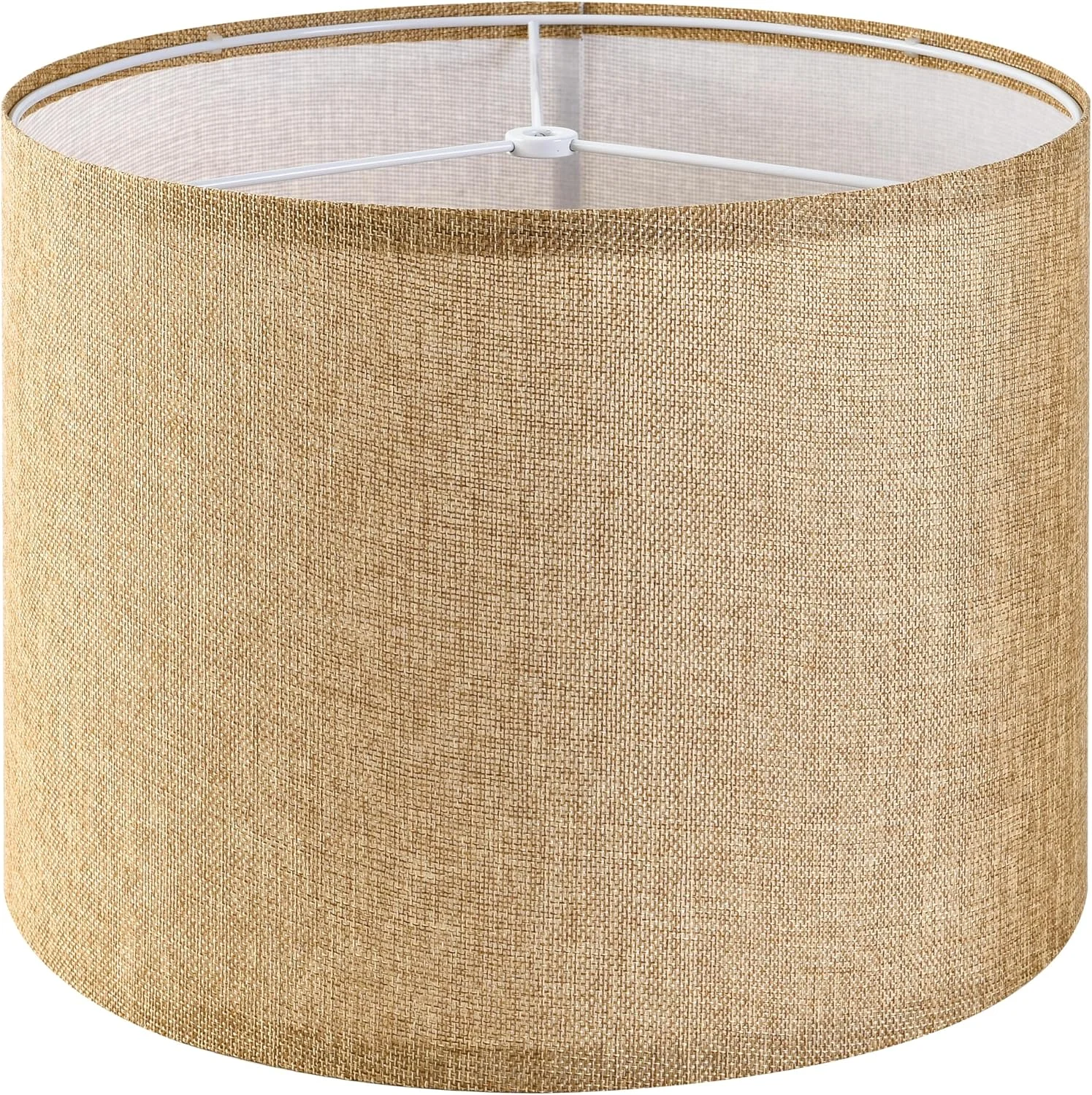 Set of 2 Drum Lampshades for Table, Modern & Rustic Interiors - Image 5
